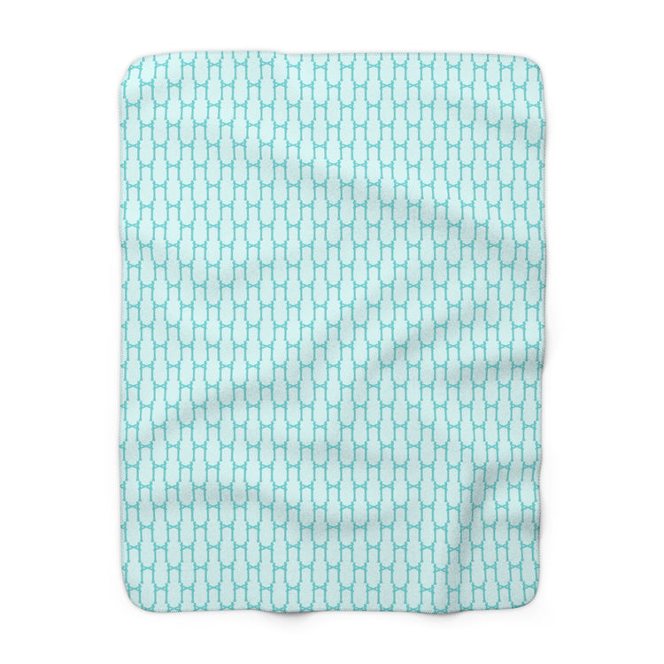 Aqua Pier Sherpa Blanket