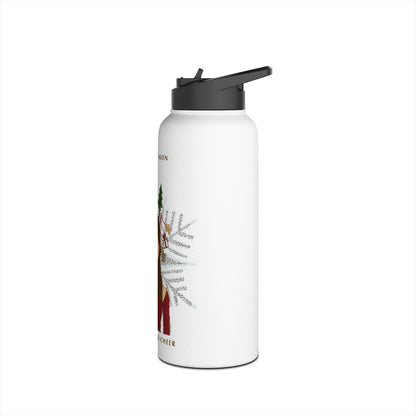 Christmas Cheer Stainless Steel Water Bottle