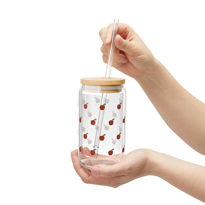 Autumn Apples Sipper Glass