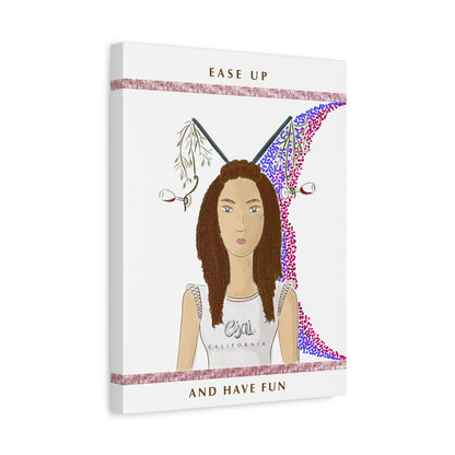 No.5 Girl with the Red Wine Glasses Canvas Art Print