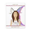 No.5 Girl with the Red Wine Glasses Canvas Art Print