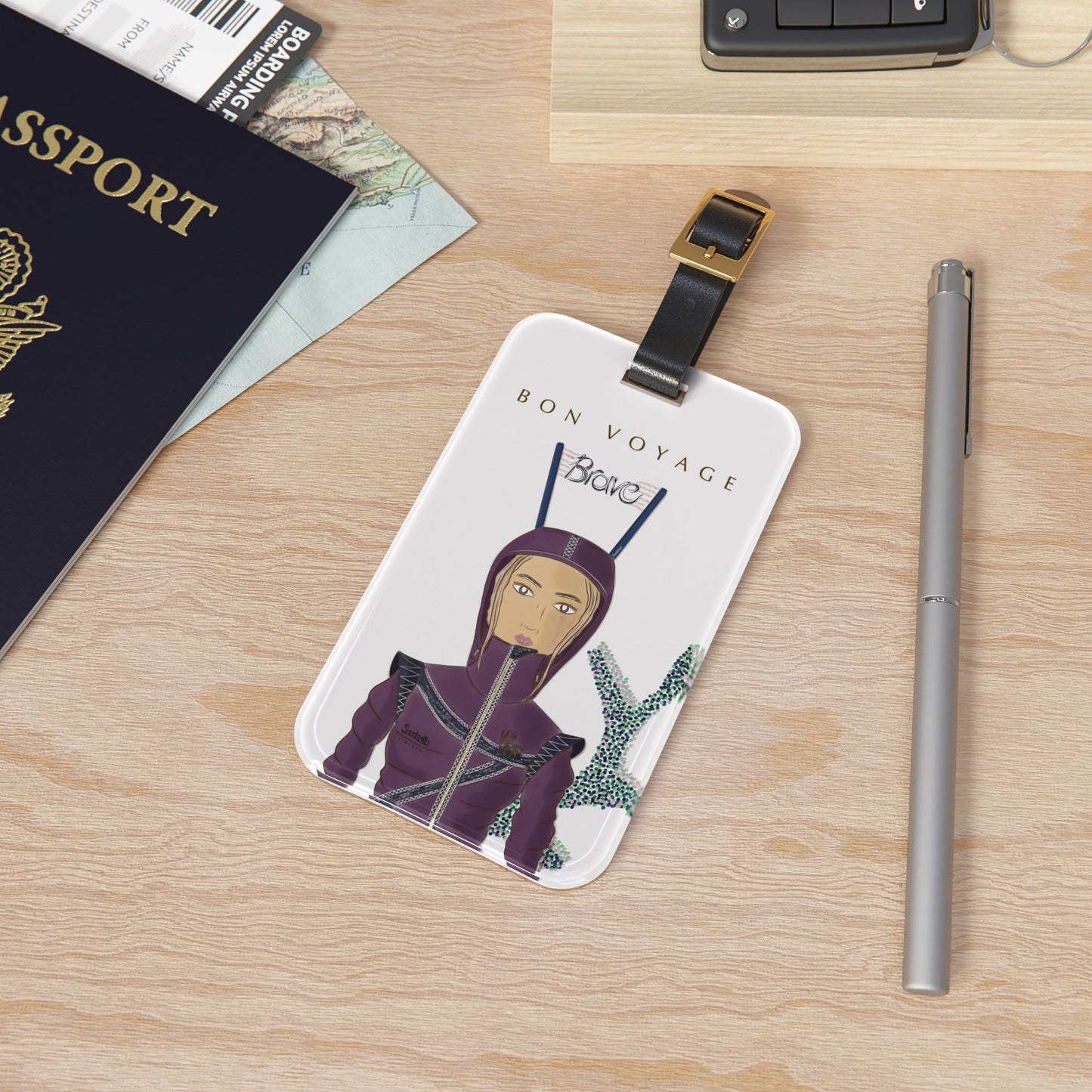 Brave Luggage Tag