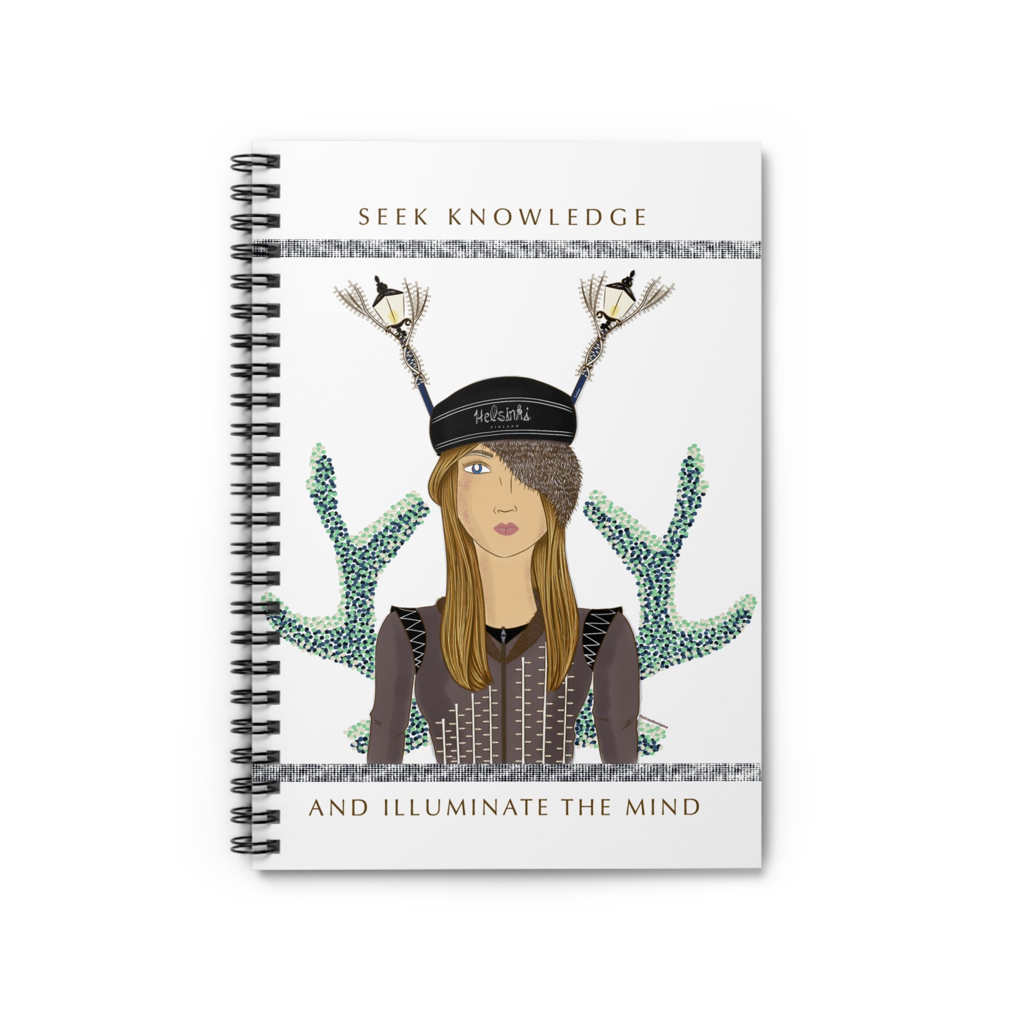 Street Light Lampposts Spiral Notebook