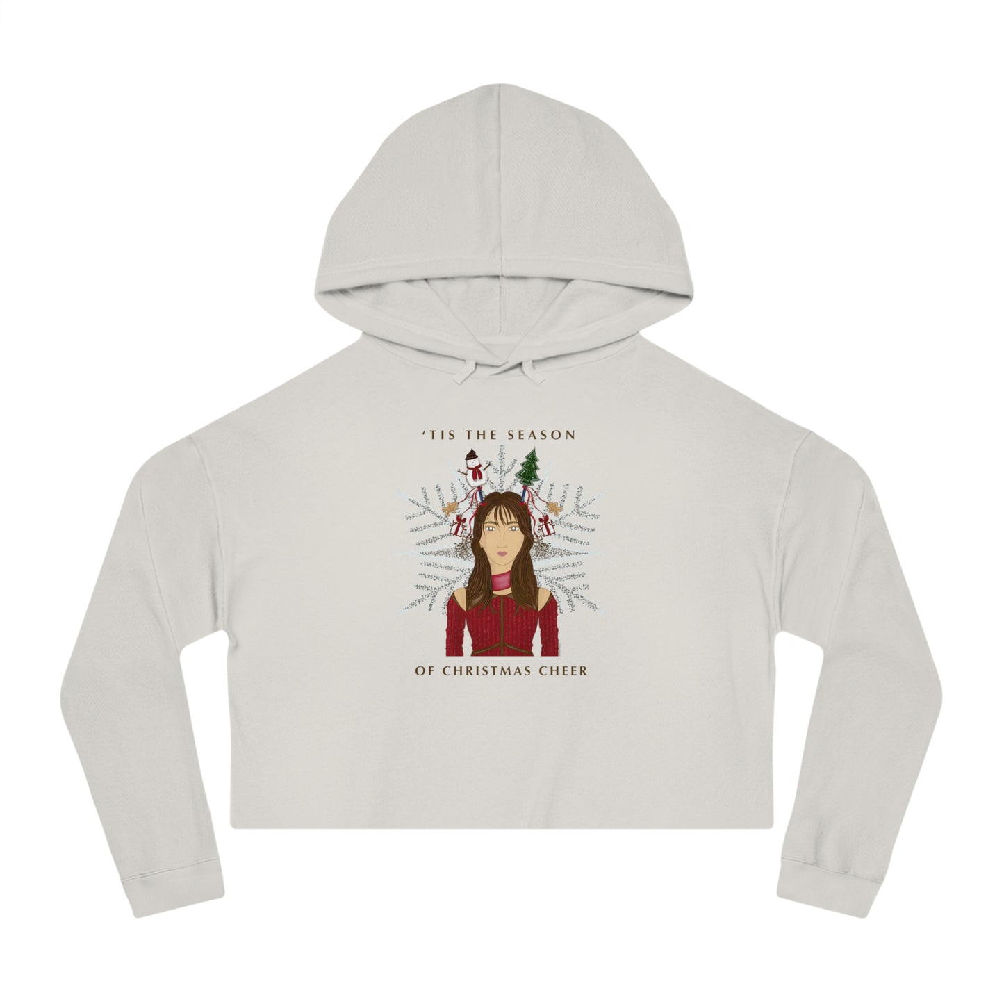 Christmas Cheer Cropped Hoodie