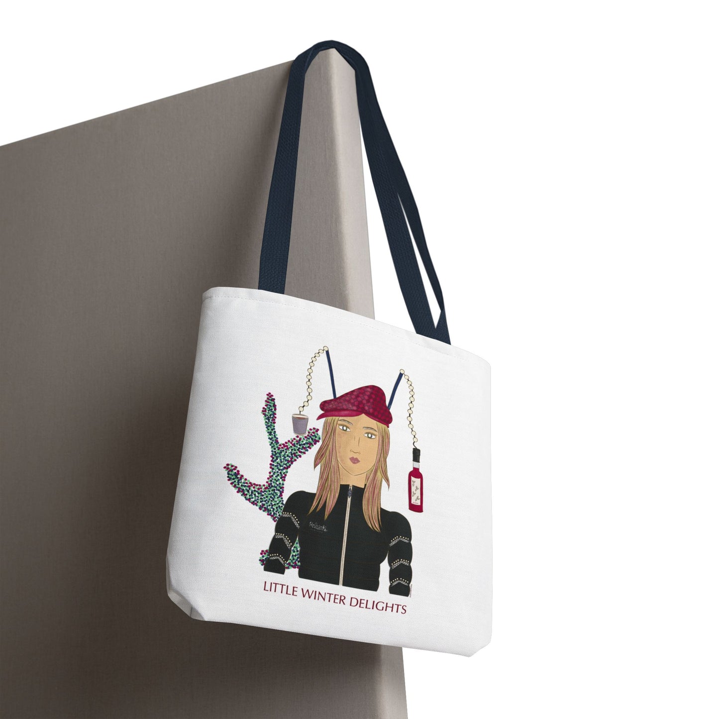 Strawberry Mulled Wine Tote Bag