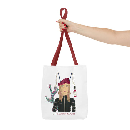 Strawberry Mulled Wine Tote Bag