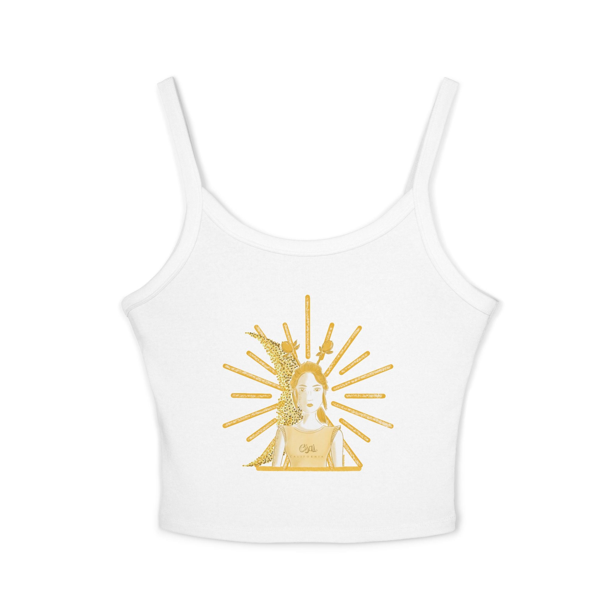 Lemons Spaghetti Strap Tank Top