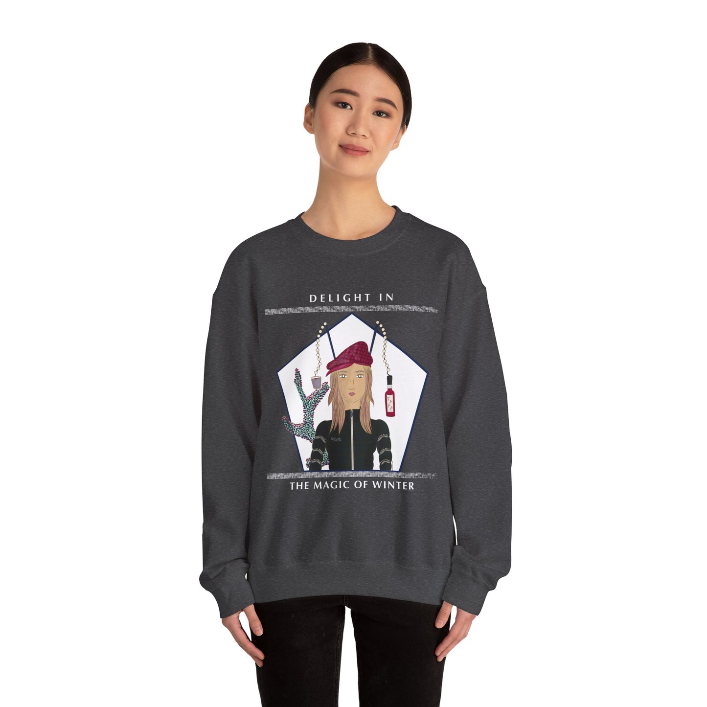 Strawberry Mulled Wine Crewneck Sweatshirt