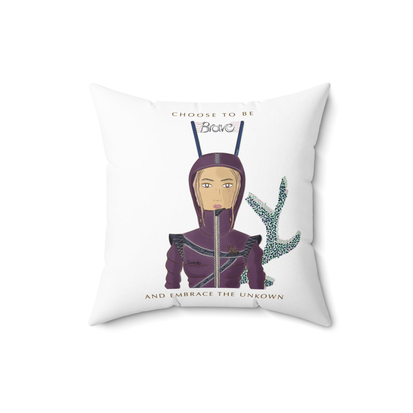 Brave Throw Pillow