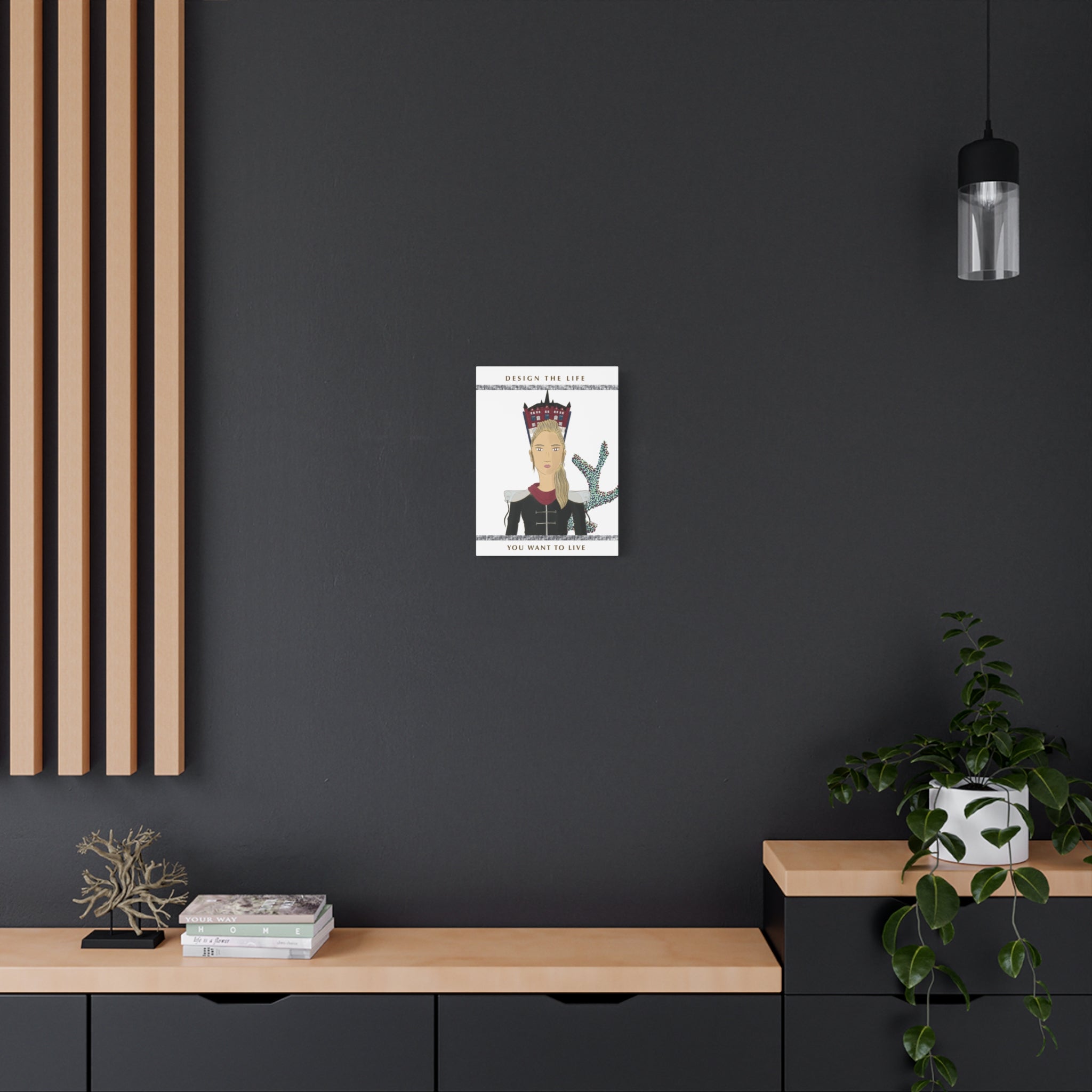 No.32 Girl with the Design Museum Canvas Art Print