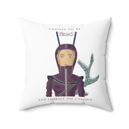 Brave Throw Pillow