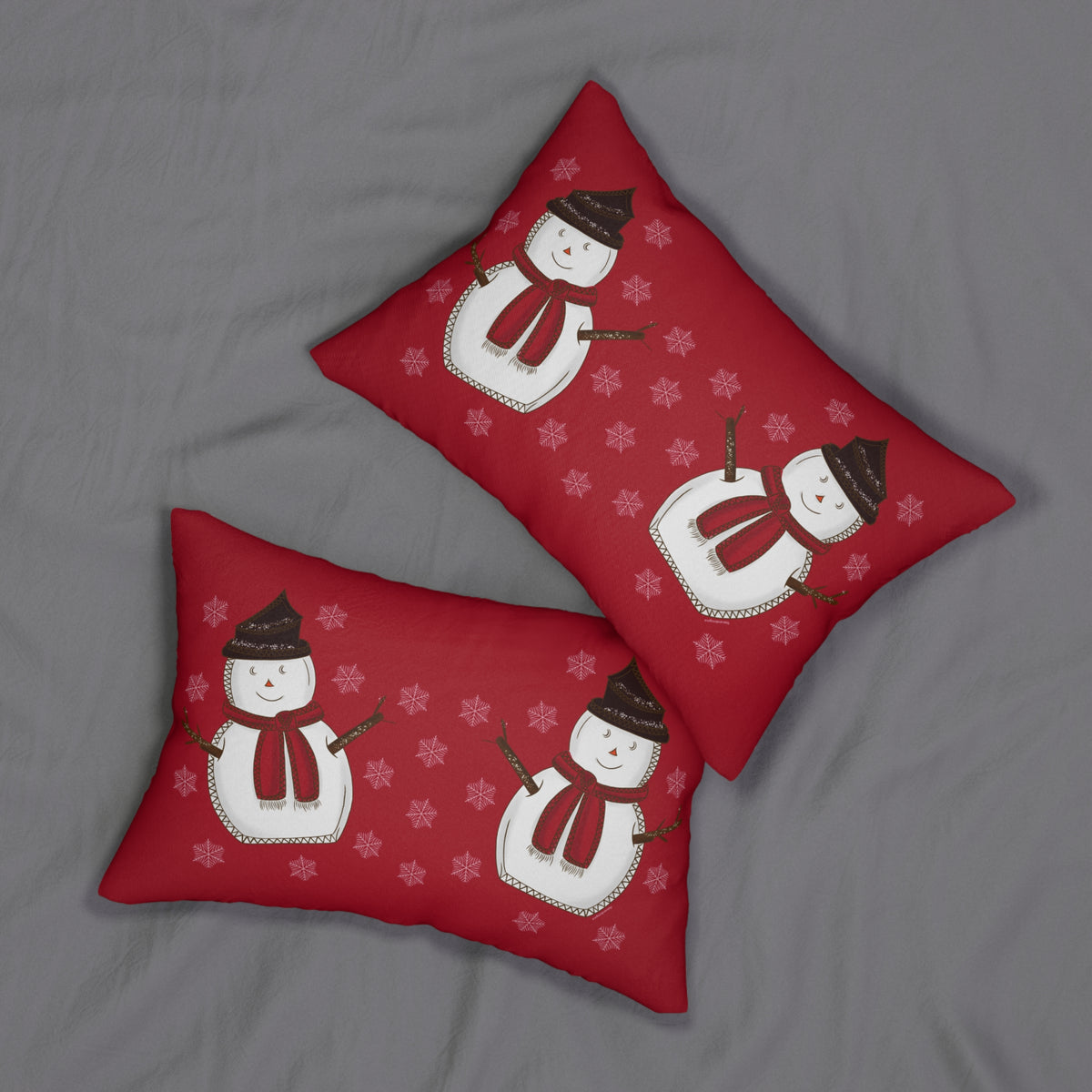 Christmas Snowpals Throw Pillow