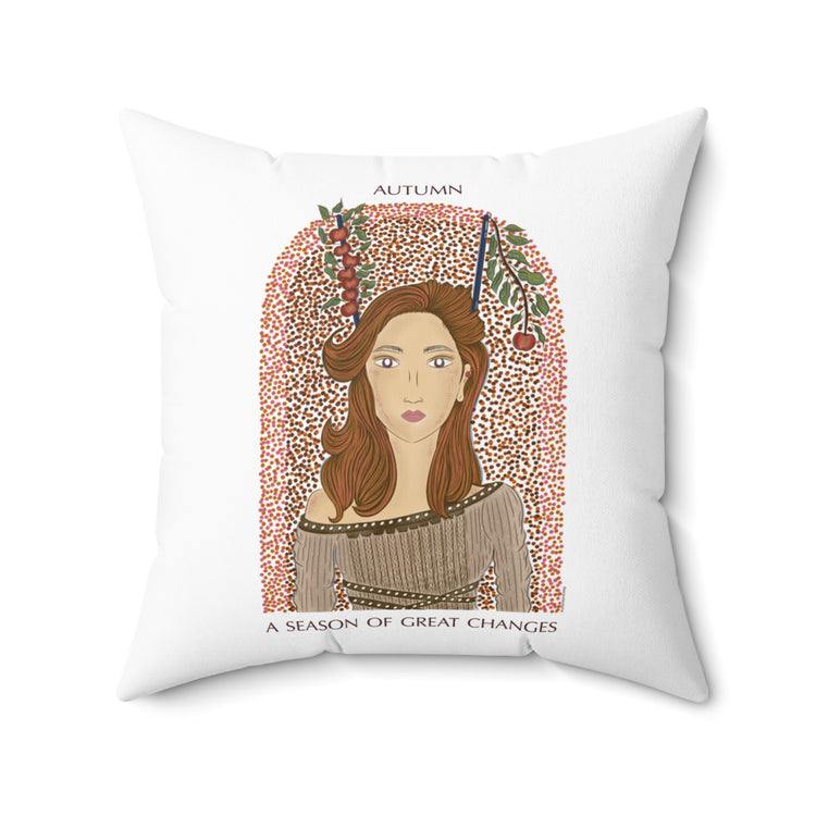 Autumn Apples Throw Pillow
