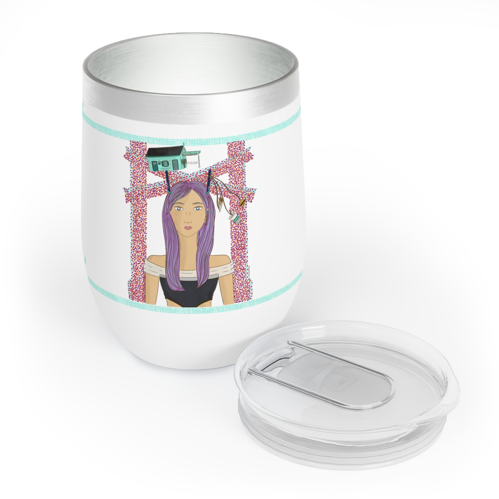 Cove Cottage Wine Tumbler