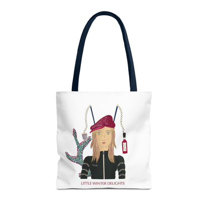 Strawberry Mulled Wine Tote Bag