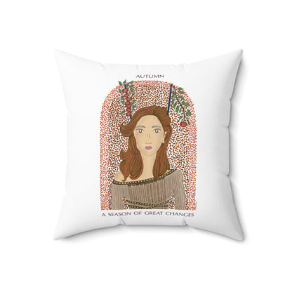 Autumn Apples Throw Pillow