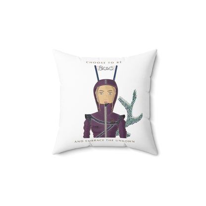 Brave Throw Pillow