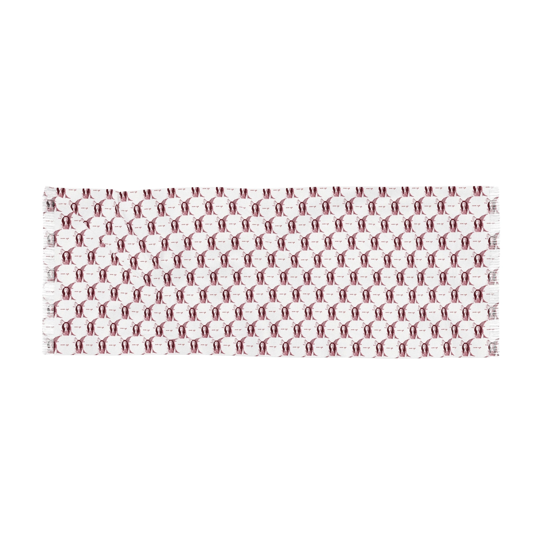 Red Wine Glasses Light Scarf