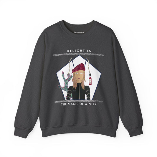 Strawberry Mulled Wine Crewneck Sweatshirt