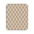 Brown Crescent Moon Picnic Blanket