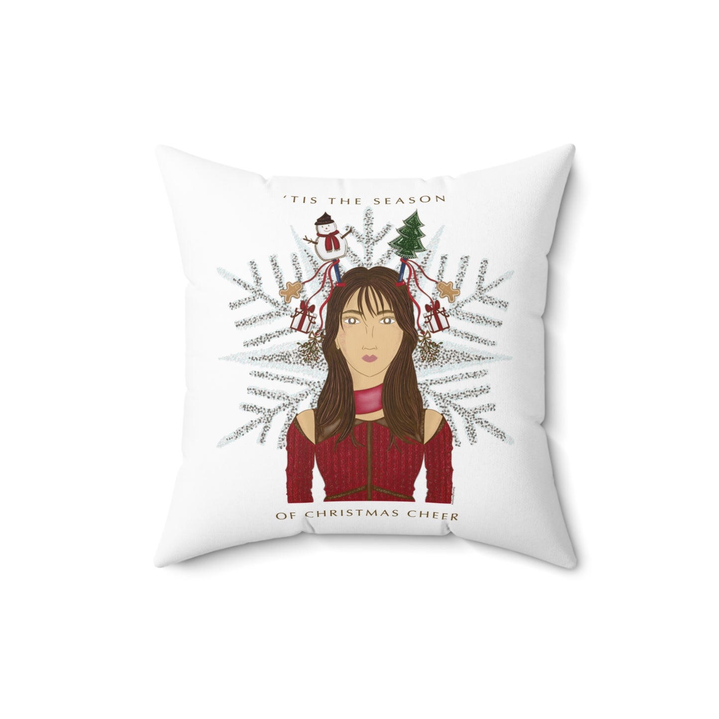 Christmas Cheer Throw Pillow