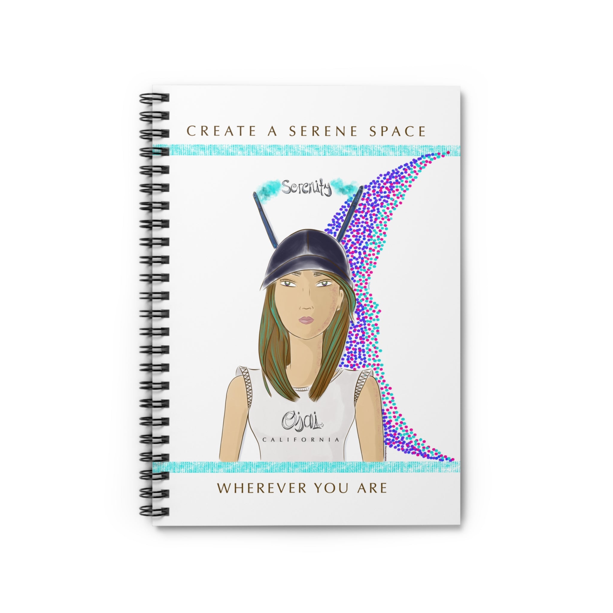 Serenity Spiral Notebook
