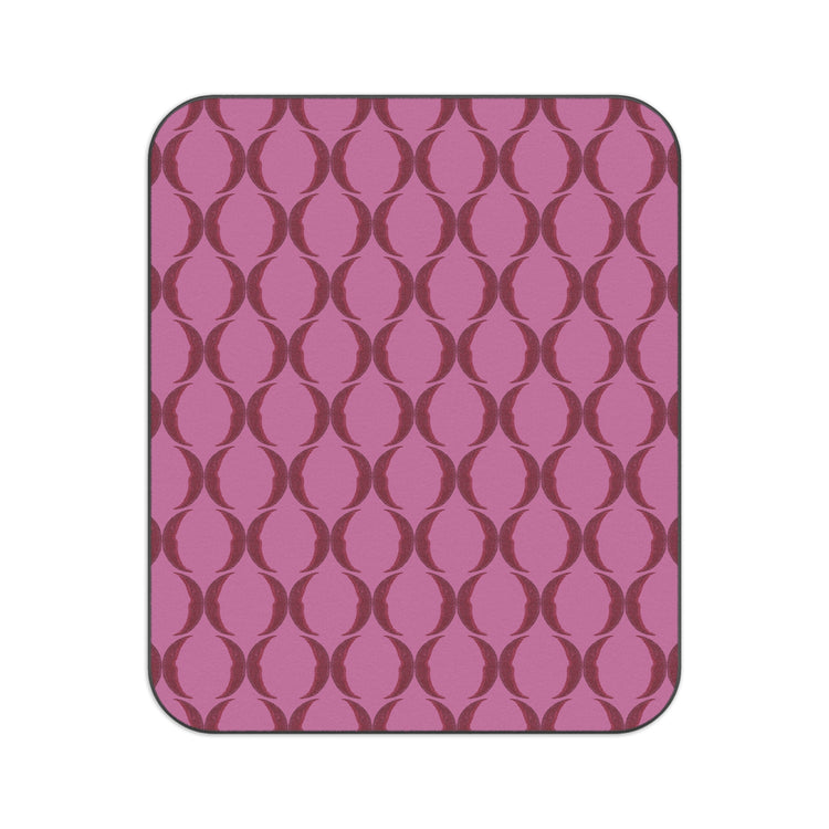 Red Crescent Moon Picnic Blanket