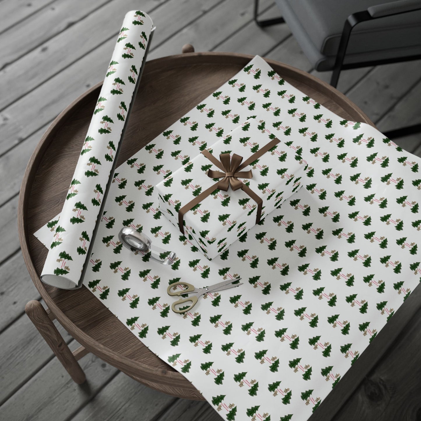 Christmas Trees Gift Wrap