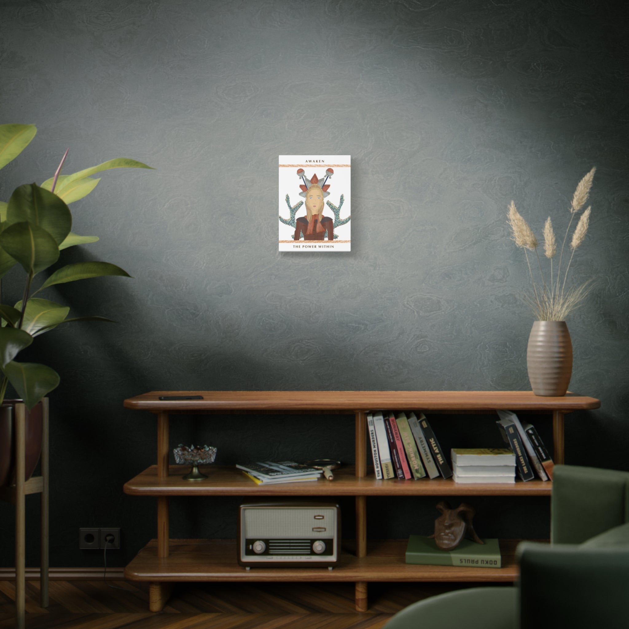 No.30 Girl with the Bling Sculpture Canvas Art Print