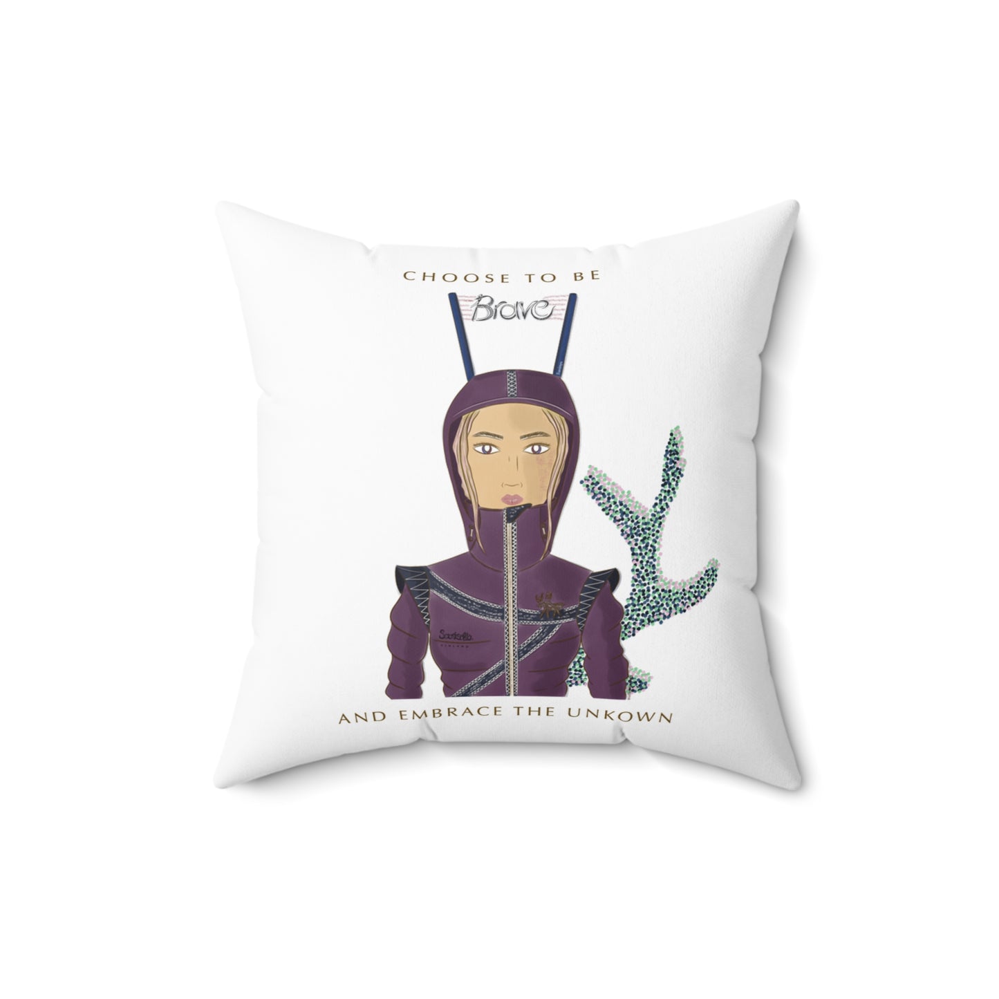 Brave Throw Pillow