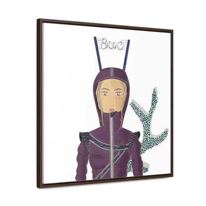 No.26 Girl with the Brave Hood Framed Canvas Art Print