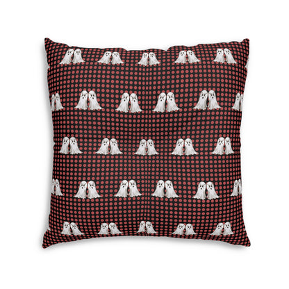 Halloween Ghosts Tufted Square Floor Pillow
