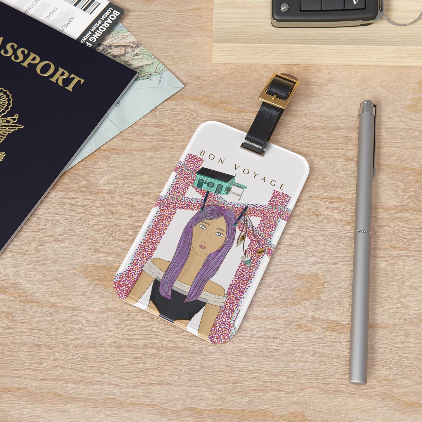 Cove Cottage Luggage Tag