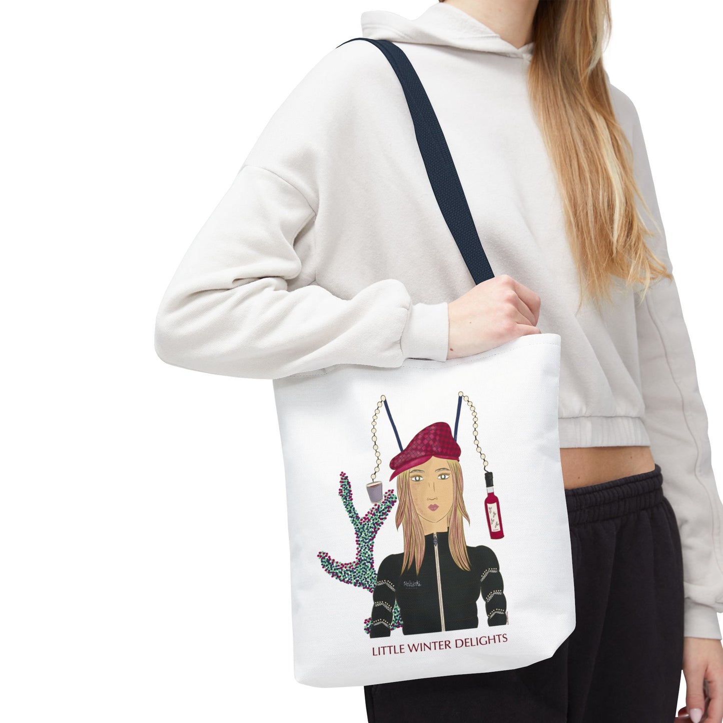 Strawberry Mulled Wine Tote Bag