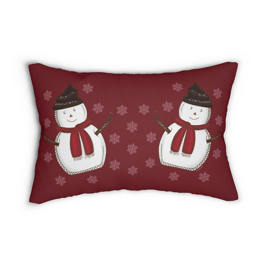 Christmas Snowpals Throw Pillow