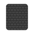 Black Antlers Picnic Blanket