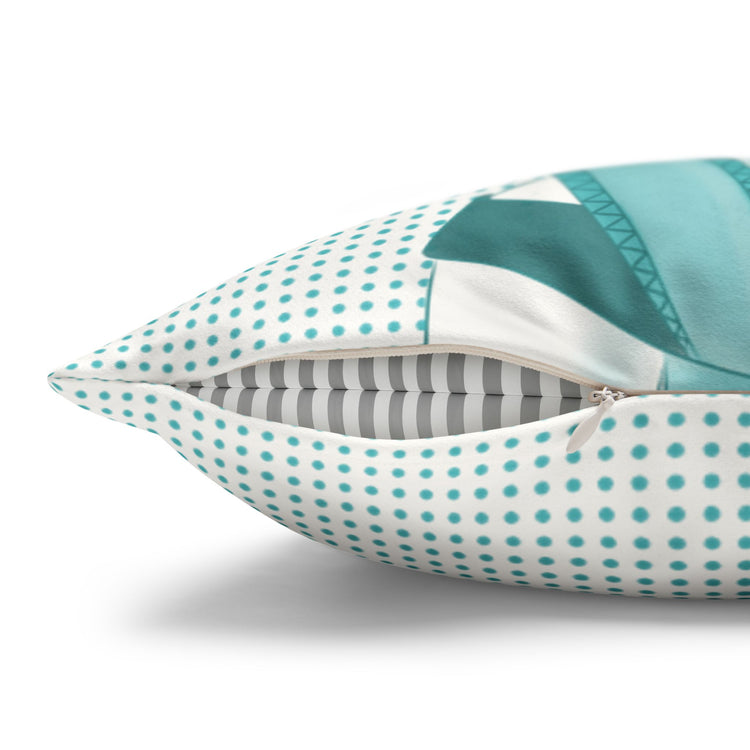 Bunnies Suede Square Pillow Cover