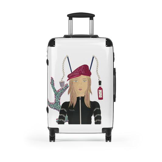 Strawberry Mulled Wine Travel Luggage