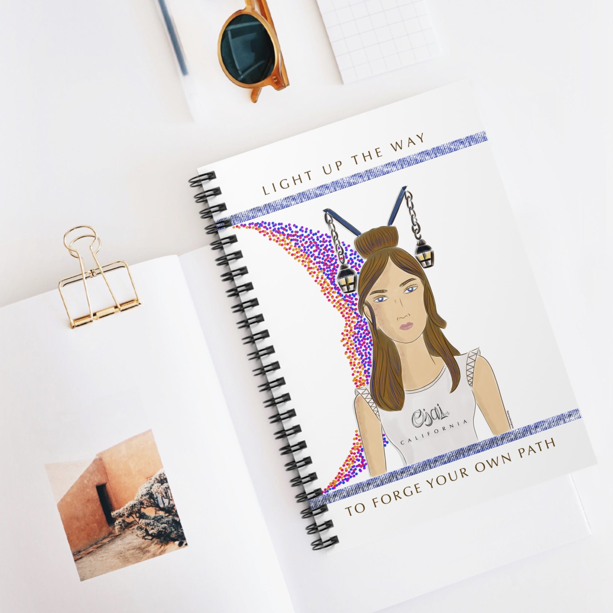 Lanterns Spiral Notebook