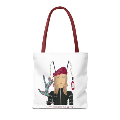 Strawberry Mulled Wine Tote Bag