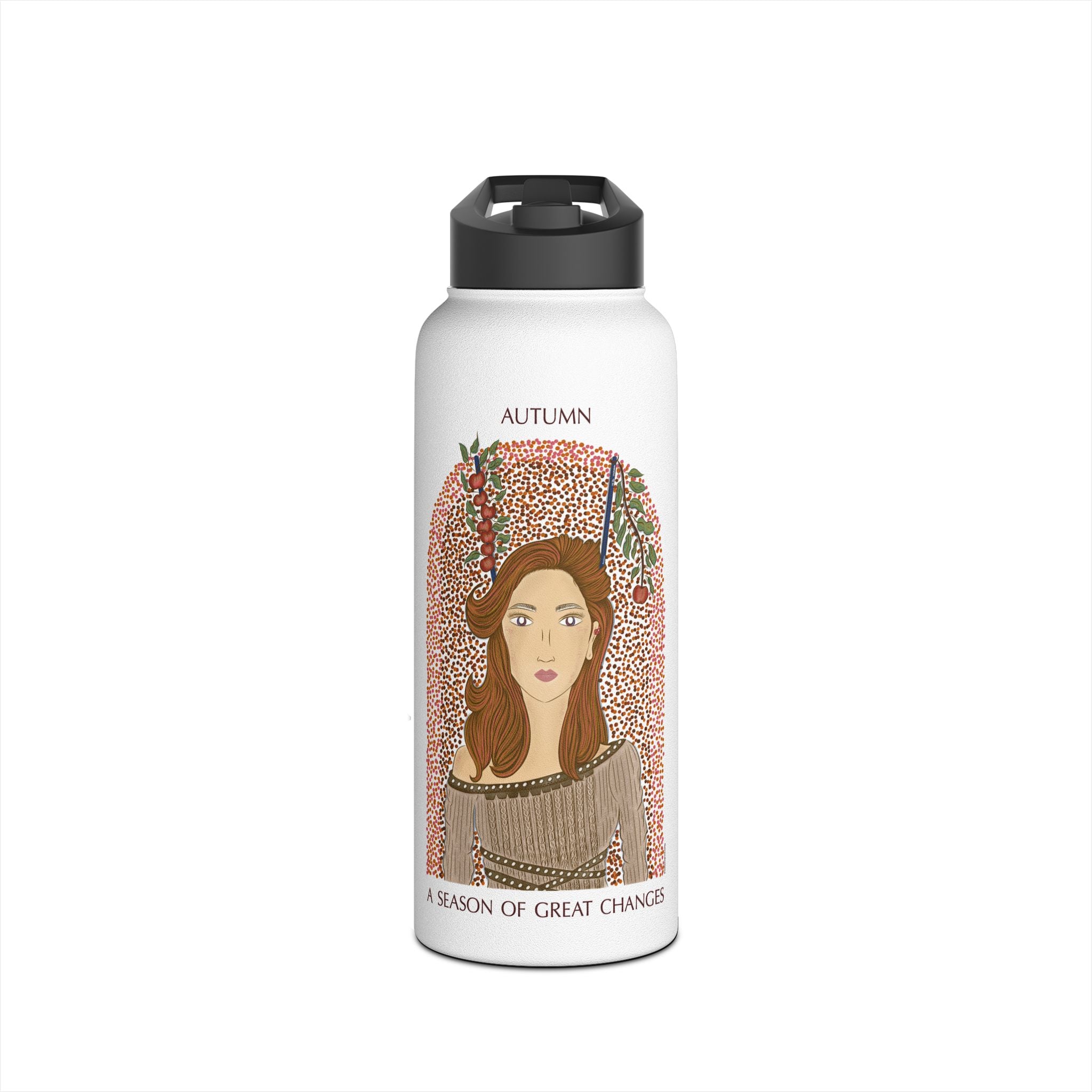 Autumn Apples Stainless Steel Tumbler