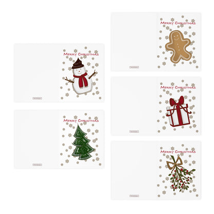 Christmas Cheer Greeting Cards Assortment (5-Pack)