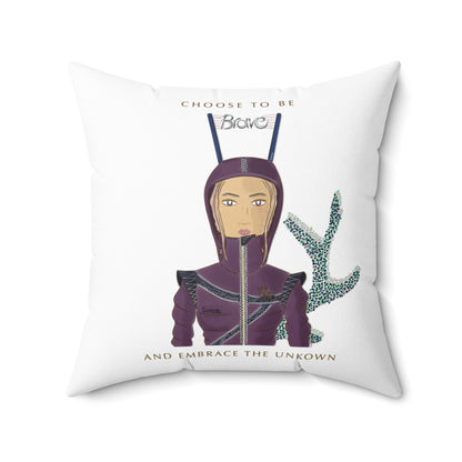 Brave Throw Pillow