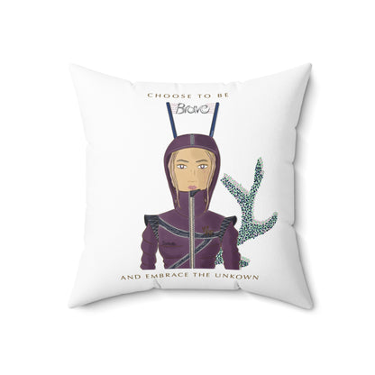 Brave Throw Pillow