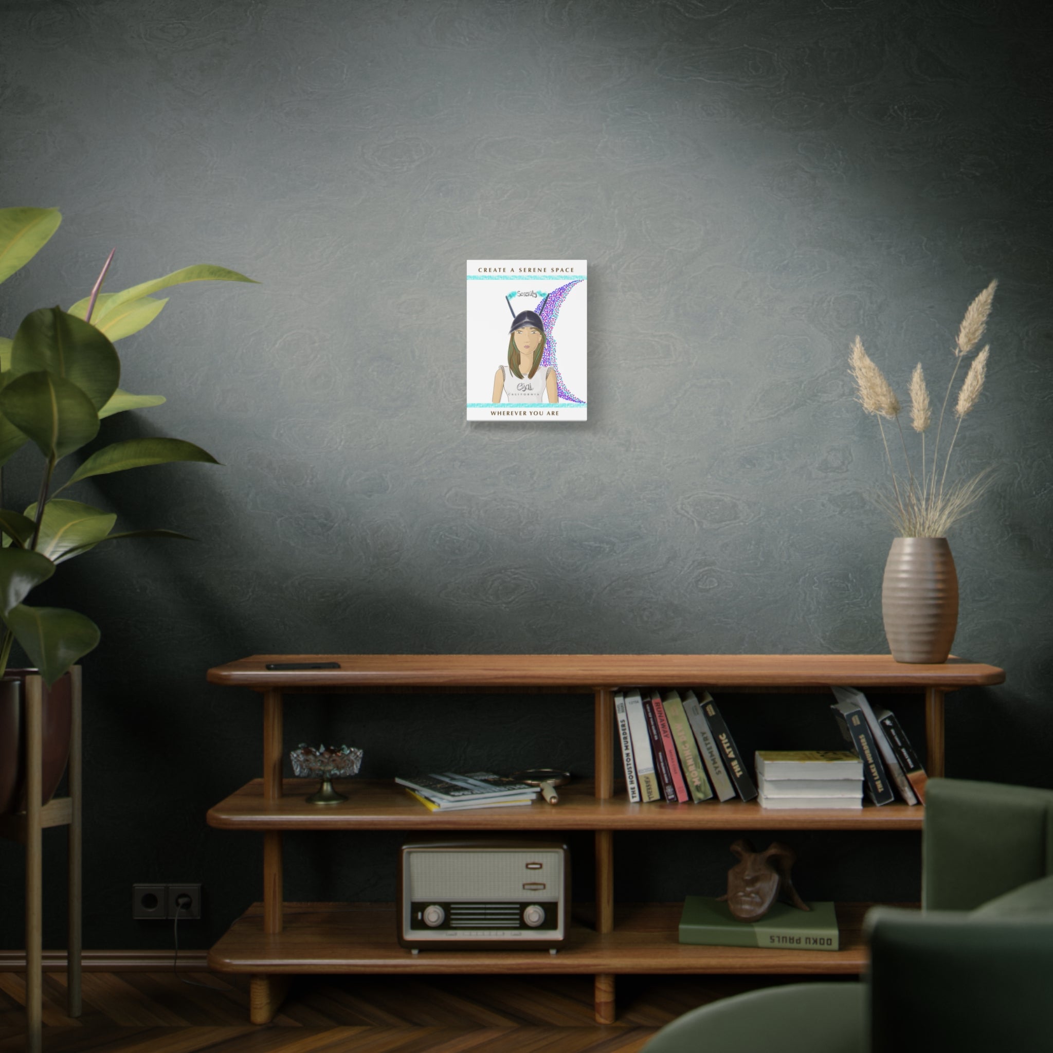 No.2 Girl with the Serenity Cap Canvas Art Print