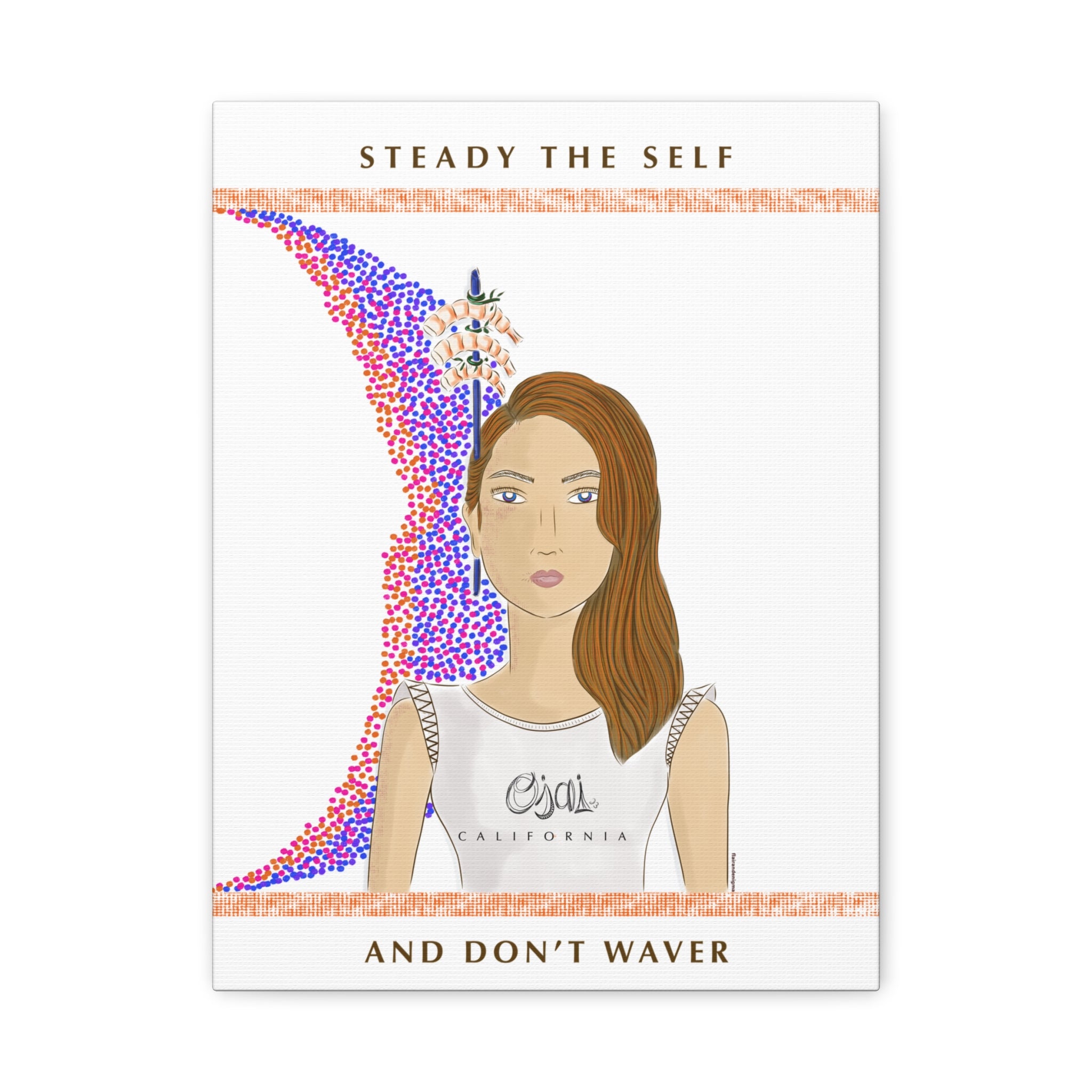 No.10 Girl with the Shrimps Canvas Art Print