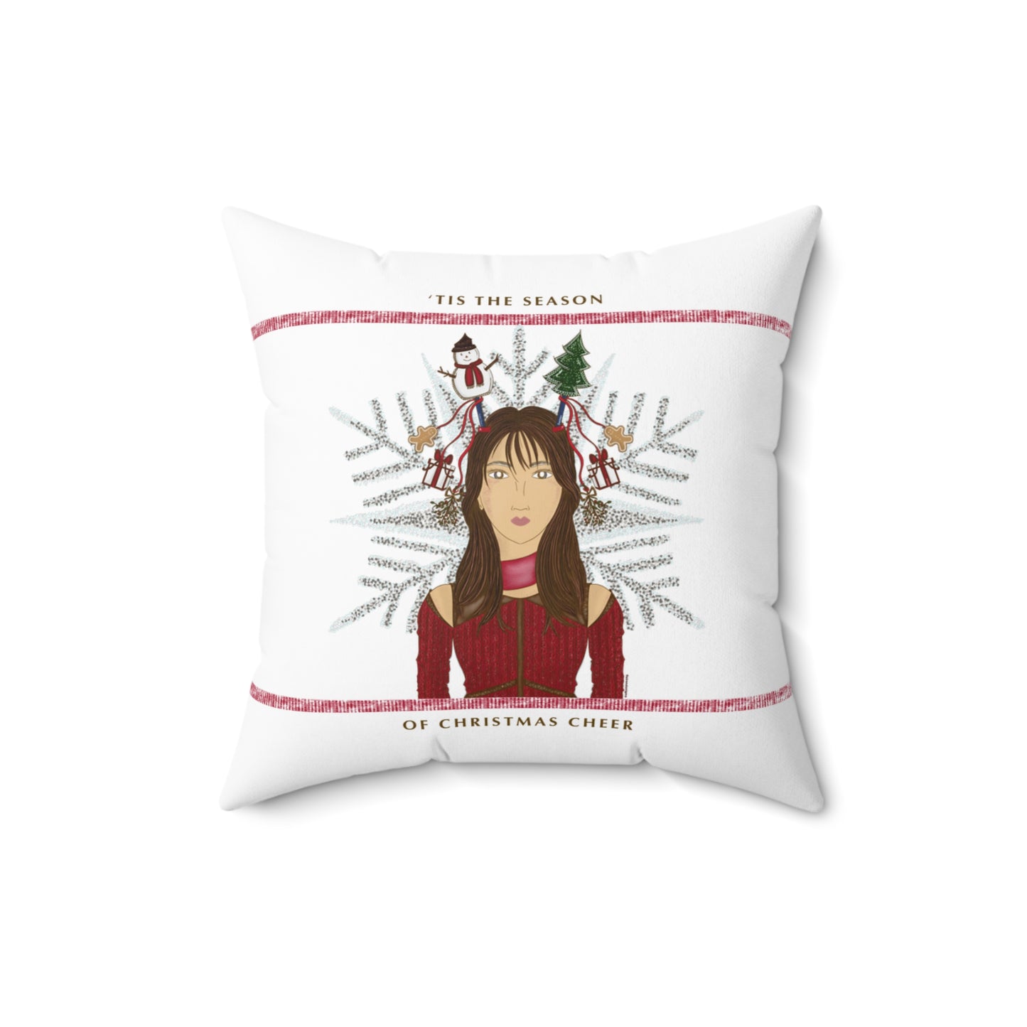 Christmas Cheer Throw Pillow
