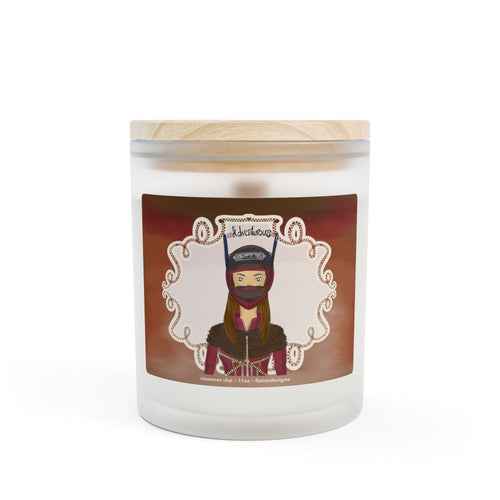 Adventurous Frosted Glass Candle