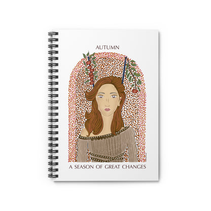 Autumn Apples Spiral Notebook