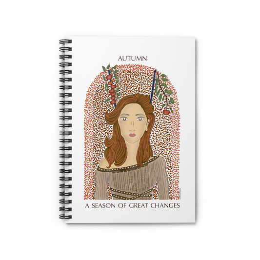 Autumn Apples Spiral Notebook